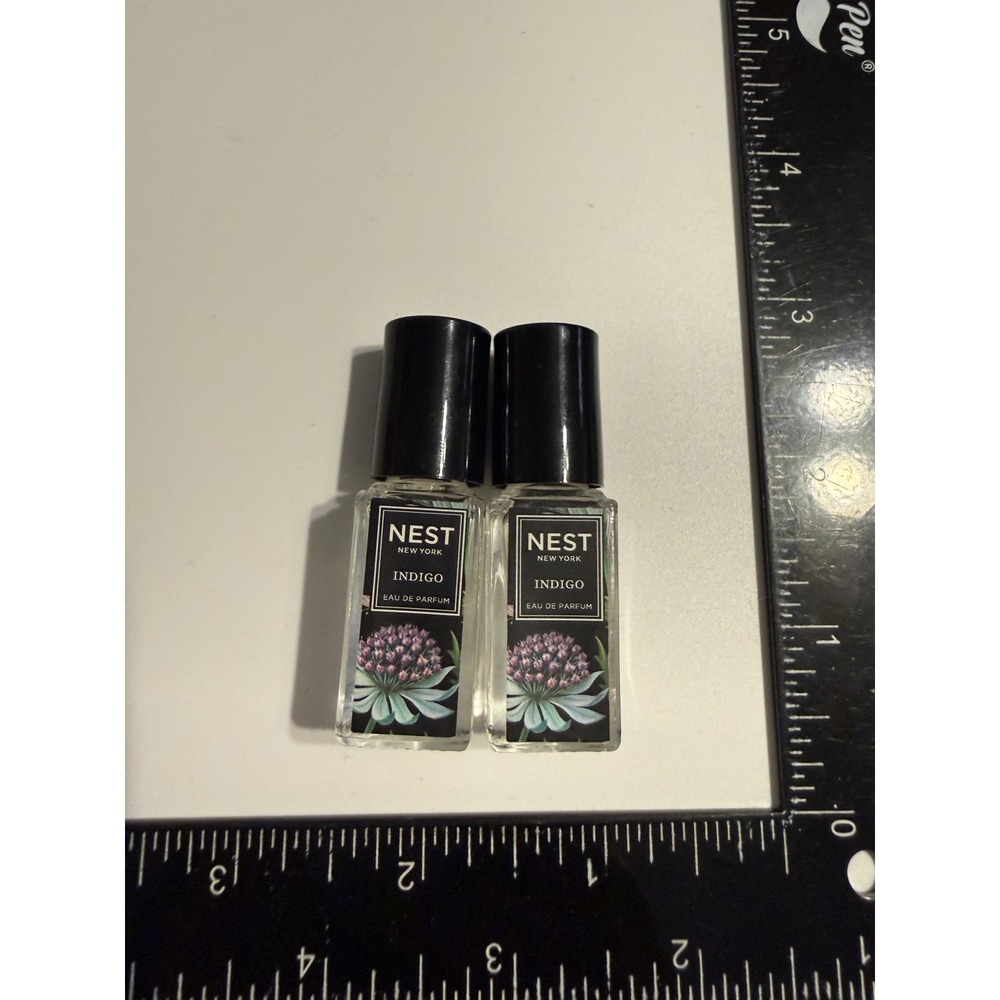 NEST New York Indigo Eau de Parfum Mini Travel Size 3ml 0.1oz Lot of 2